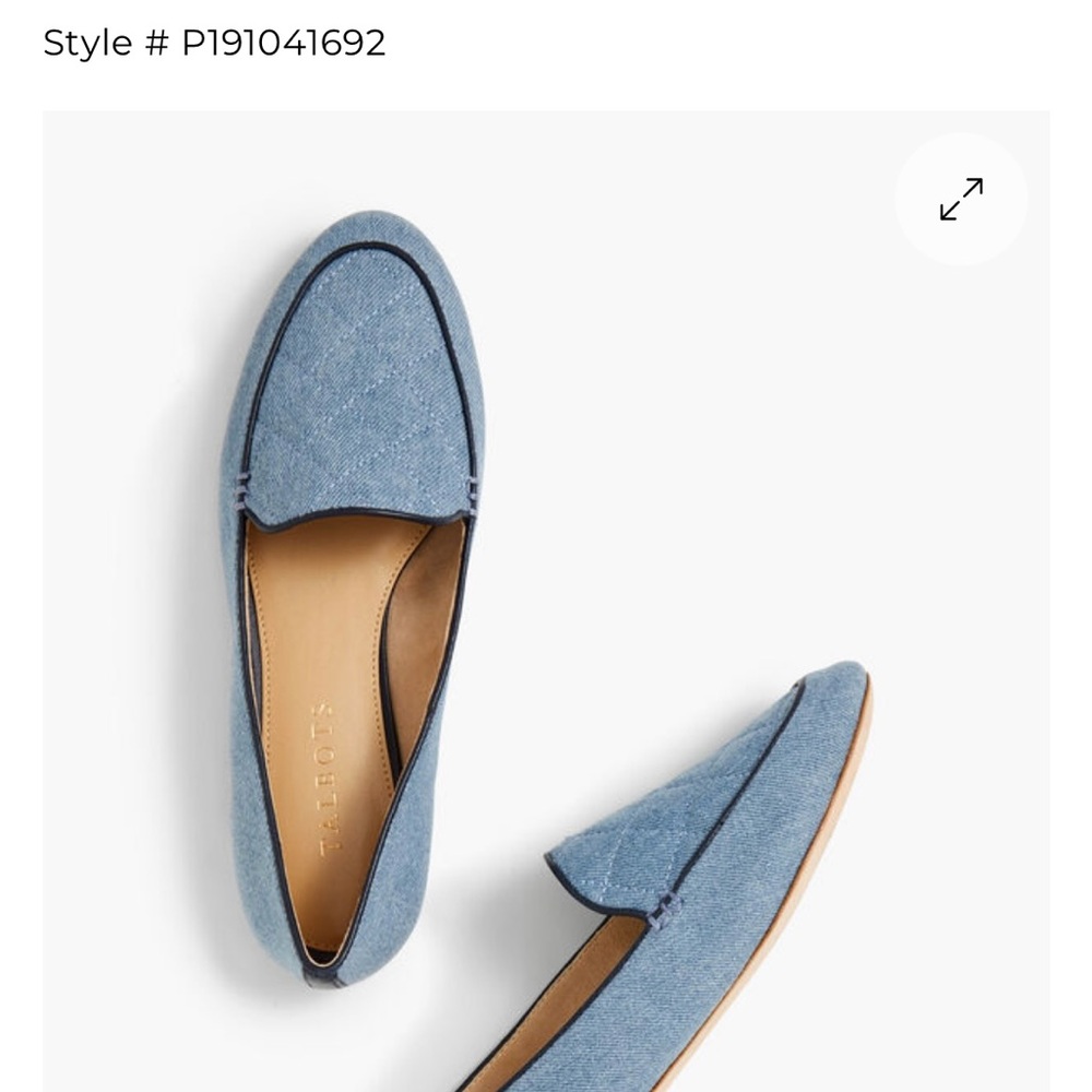 Talbots Denim Blue Loafers